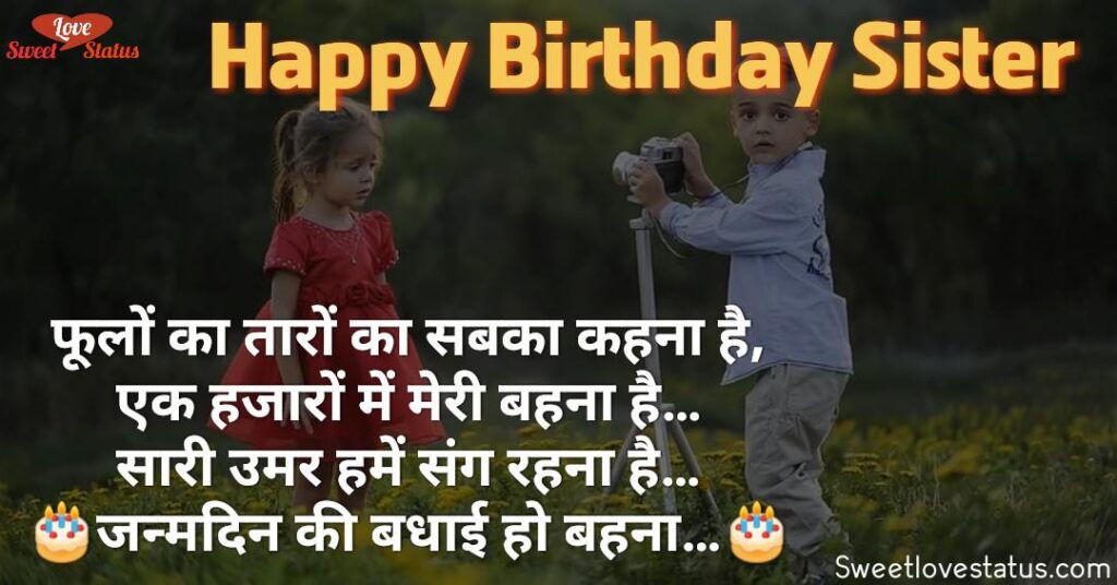 Happy Birthday Sister Wishes, funny birthday wishes for sister in hindi, Happy Birthday Sister, happy birthday wishes for sister in hindi, happy birthday wishes in hindi for sister, sister birthday wishes in english,